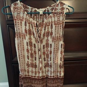 EUC Lucky Brand Sleeveless Blouse
